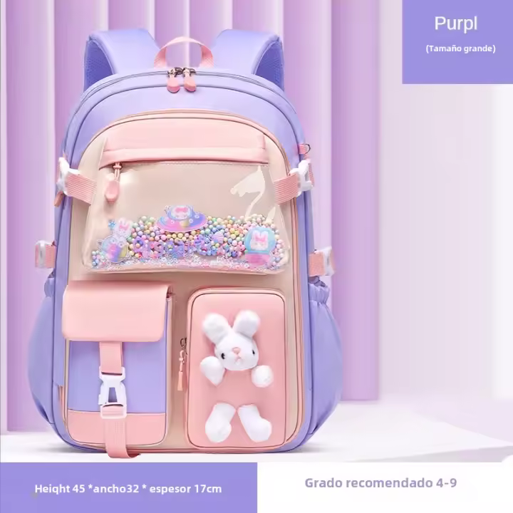 Ligera E impermeable, mochila kawaii, transpirable y cómoda Mochipa Escolar para niños de gran capacidad, mochipa - 1