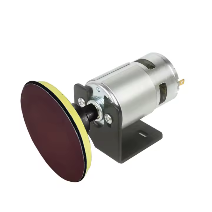 Mini Máquina De Pulir Eléctrica DIY Con Tablero De Trabajo Polipulidora Y Paño De Pulido Para Bricolaje Potencia 12V Velocidad Sin Carga 10000rpm - 1