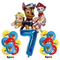„Paw Patrol“ dekoravimo rinkinys 17 gabalų