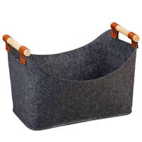Cesta De Madera Plegable Grande 45x32x40 Cm Capacidad De 57 L Para Hogar Y Jardín Caja De Madera Para Estufa Y Pila De Leña Eco-amigable - details 10