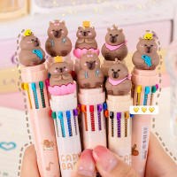 Lápices De Plástico Capybara 0.5mm Gel Colores Kawaii Para Escuela Y Oficina Suministros De Papelería 10 Colores - details 3