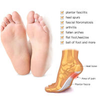 1Par De Soporte Arco Para Pies Antideslizante Alivio Del Dolor De Talón Asistencia En El Cuidado De Los Pies Absorbe Choques Con Suela No Slip Para Plantar Fasciitis - details 14