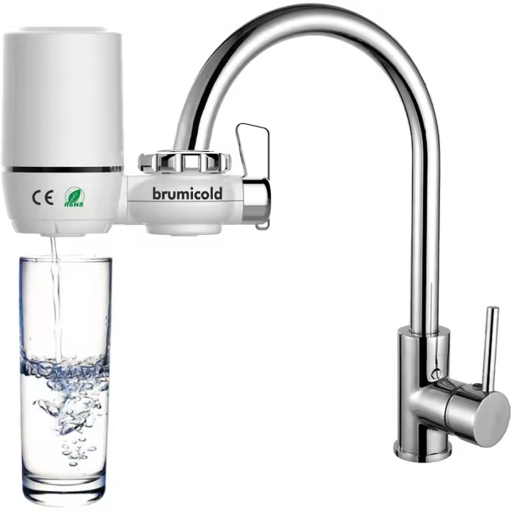 Brumicold Filtro Purificador de Agua Cerámico con Carbón de Coco. Agua Purificada Al Instante. - 1