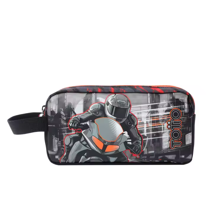 Totto Estuche infantil  Speed Biker -Dimensiones:23 x 12 x 9 cm-Material: poliester - 1