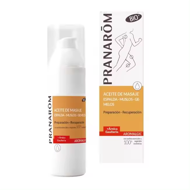 Pranarom Aromalgic Aceite de Masaje Espalda Muslos Gemelos 100 ml - 1