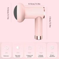 Masajeador Portátil De Batería Recargable Para Cuerpo Rosa Blanca Masa Corporal Mano Herramienta De Relajación Para Cuello Cintura Y Hombros - details 6