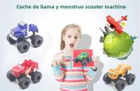 Juguetes De Coche Monstruo Y Máquina Inflamable Russian Crusher Camión De Combate Figura De Vehículos Blaze Toy Regalos De Cumpleaños - details 0