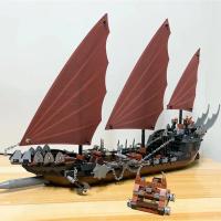 Bloques De Construcción Pirate Ship Ambush De Ghost Para Niños Y Adultos Juguetes Educativos DIY 806 Piezas Regalo Ideal Para Cumpleaños - details 0