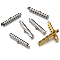 20pcs Tornillos De Acero Inoxidable Para Pulsera Y Collar De Cuentas Multifilamento Hecho En Zhejiang China Metal Clavija Final De Tubo Para DIY Joyería - details 9