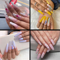 120pcs/box Tiras De Extensión De Uñas Acrílicas Completo Falso Nariz De Building Gel Herramientas De Arte De Uñas Forma Dual Moldes De Extensión De Uñas - details 9