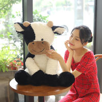 Muñeco De Peluche Kawaii De Vaca Sentada Realista Para Niños Juguetes De Animales De Peluche Navidad Regalo Cálido Y Suave Para Niñas Y Niños - details 1