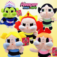 Muñeco De Peluche Kawaii Crybaby X Powerpuff Girls 25cm Blossom Buttercup Bubbles Regalos Para Niños Relleno De Algodón PP - details 0