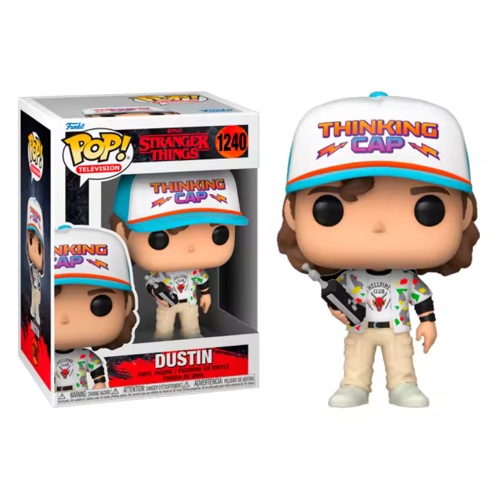 Funko Dustin Henderson Thinking Cup  Stranger Things 4  1240 Funko  Pop Vinyl - 1