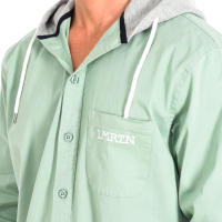 La Martina-Chaqueta con corte regular cuello alto y capucha TMC009-TW361 para Hombre