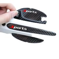 8PCS Protector De Manija De Puerta De Coche Antiscratch Fibra De Carbono Decorativo Cubierta De Protección Contra Rasguños Para Decoración De Puertas De Coche - details 5