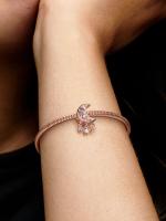 Pandora - Charm de Estrella y Luna cada vez-Baño de Oro Rosa de 14 K - details 2