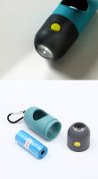 Dispensador De Bolsas De Basura Para Perros LED De Biodegrado Portátil Para Exteriores Accesorios De Limpieza Para Mascotas Gatos Y Perros - details 12