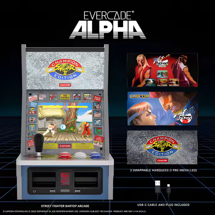 Evercade Alpha Street Fighter Bartop Arcade - Nuevo precintado - PAL España - 1