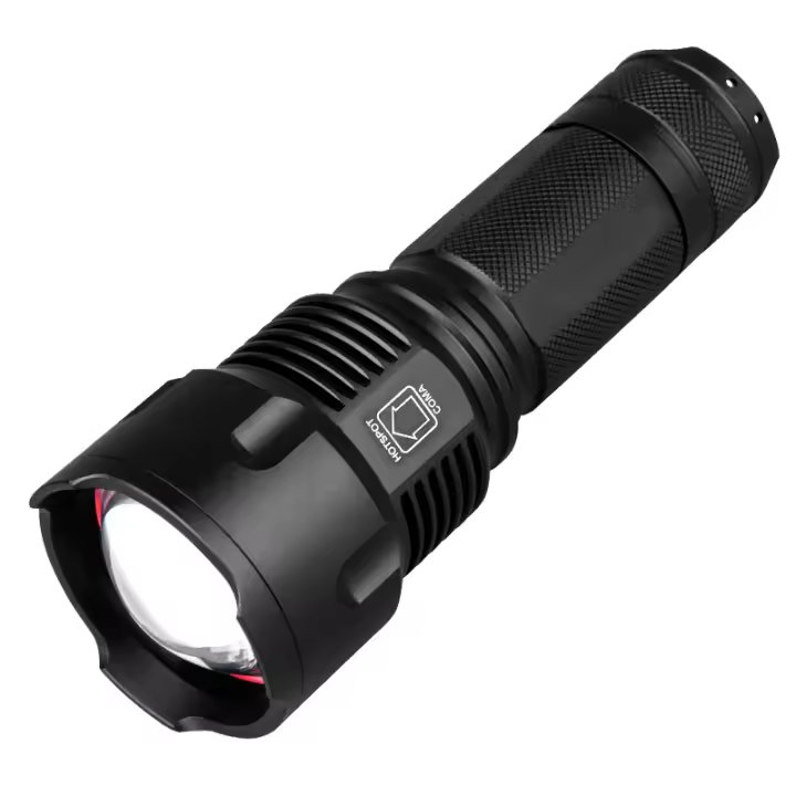 50 linterno de Luz Fuerte linterno recargable de largo recorrido para el hogar al Aire Libre Zoom reflector Luz de Pesca - 1