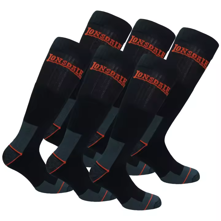 Lonsdale 6 Pares Calcetines Largos Trabajo-Prevención Accidentes-Esponja Algodón - 1