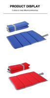 Almohadilla De Asiento Plegable De Poliéster Impermeable Y Antihumedad Cojín De Viaje Durable Para Camping Y Picnics - details 5