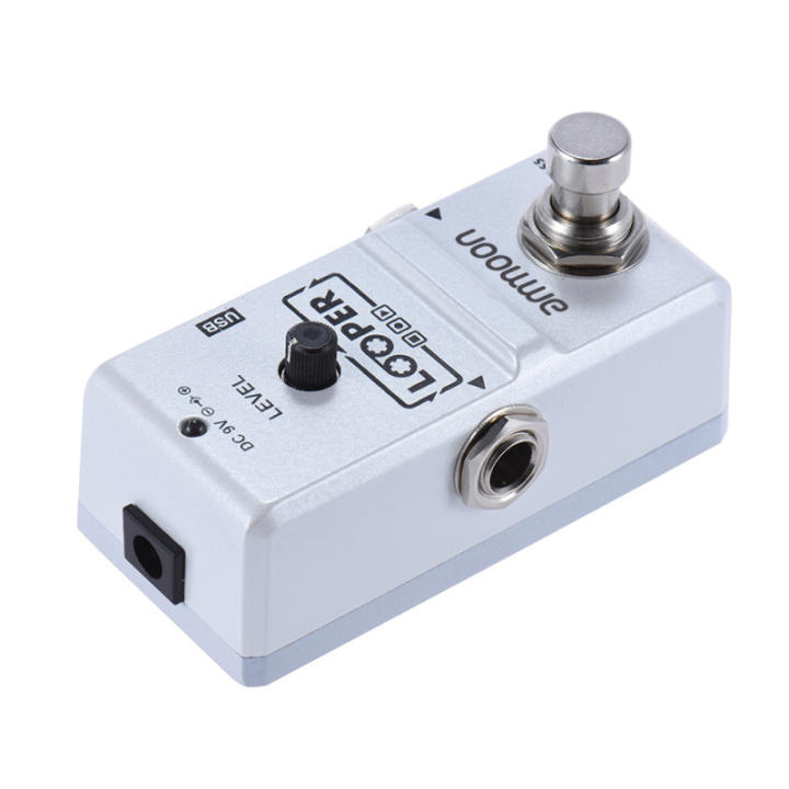 Pedal De Efectos Para Guitarra Eléctrica Ammoon AP-09 Nano Series Loop True Bypass Con Sobredubbing Infinito Y Grabación De 10 Minutos