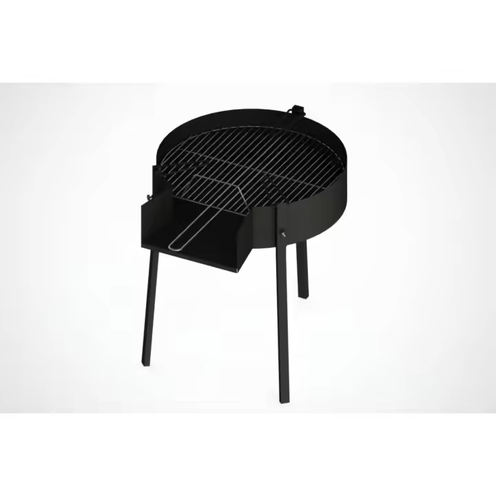 Barbacoa de Carbón Circular: Ideal para Reuniones al Aire Libre - 1