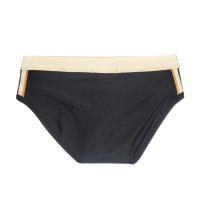 Bikini De Baño Para Hombre Con Rayas Lateral Push-Up Estilo Sexy Traje De Baño Corto De Surfeo Monocromo Material Poliéster Y Spandex - details 11