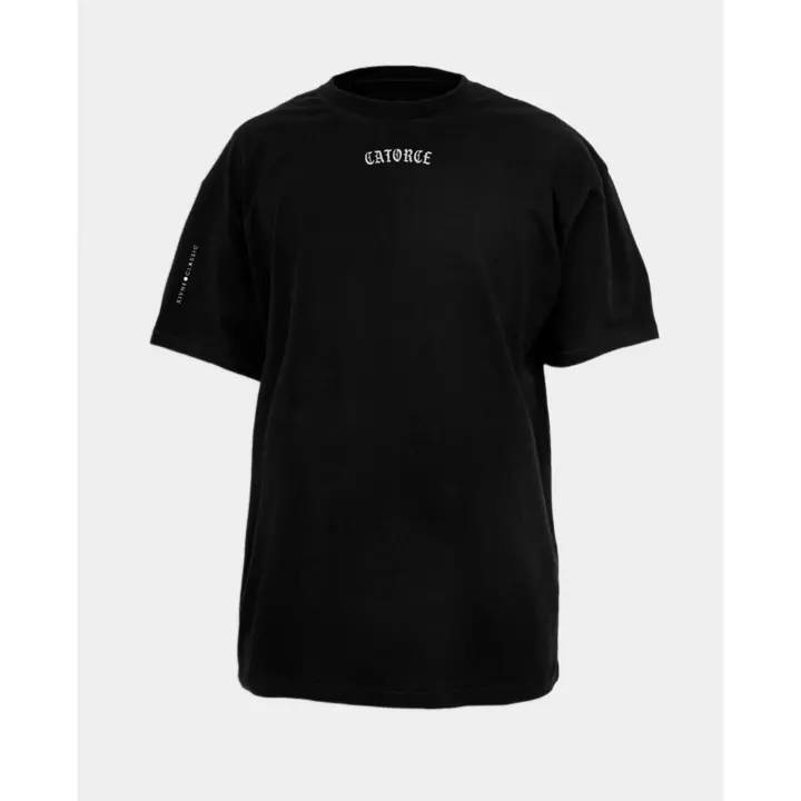 XIVNeoclassic Camiseta oversize negra para hombre CATORCE - 1