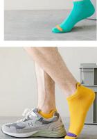 5 Pares De Calcetines De Algodón Para Hombre Verano Respirables Y Transpirables Estilo Calle Moda Y Cómodos Calcetines De Bote - details 6
