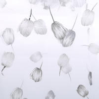 Cortinas De Tulipán Para Sala De Estar Y Dormitorio Partition Floral Puerta Cocina Modernas Simplicidad Decoración Hogar - details 54