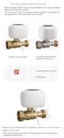 Aplicación eWelink, válvula inteligente WiFi DN15 /DN20 /DN25, válvula de bola automatizada de apagado de agua/gas inteligente, Control inalámbrico Compatible con Alexa - details 2