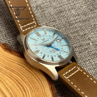 Reloj Automático Tandorio NH34 Para Hombres 39mm GMT Pilot Diversión AR Cristal De Zafiro Fecha Resistente Al Agua 20BAR Moda Relojes De Pulsera De Acero Inoxidable - details 17