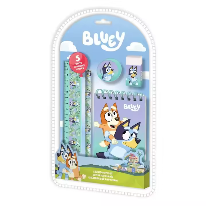 Set De Papeleria 5pcs Bluey BY00005 - 1