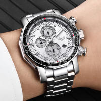 Reloj De Hombre LIGE Lujo Acero Inoxidable Deportivo Militar Resistente Al Agua Grande Cuarzo Reloj De Pulsera Moda Casual Con Segundero Luz Táctica Resistente Al Choque Manos Luminosas Fecha Completa - details 6