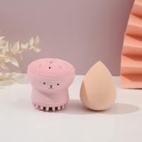 Set De 2 Pinceles De Silicone En Forma De Calamar Para Maquillaje Y Cuidado De La Piel Kit De Esponjas Para Cosméticos Herramientas De Belleza - details 2