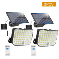 Luces Solares Exteriores 256 LED Con Sensor De Movimiento Iluminación Segura IP65 Impermeable Para Exteriores Cable De 16.4 Pies - details 10