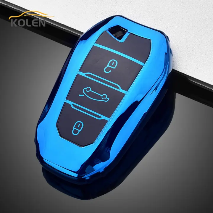 Nueva Funda De Llave De Coche TPU Para Peugeot 208 308 408 508 2008 3008 5008 Citroen C4 C6 C3-XR Picasso DS3 DS4 DS5 DS6 - 1