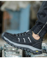 Zapatos De Seguridad Para Hombre Con Punta De Acero Mocasines De Trabajo Ligeros Y Transpirables Antideslizantes Para Adultos - details 14