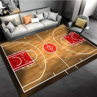 Alfombra Deportiva Tema Baloncesto 1pc Tapete Antideslizante Y Impermeable Para Decoración De Paredes De Entrada Hogar Estilo Moderno Poliéster 100% - details 4