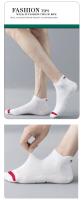 5 Pares De Calcetines De Algodón Para Hombre Verano Respirables Y Transpirables Estilo Calle Moda Y Cómodos Calcetines De Bote - details 8