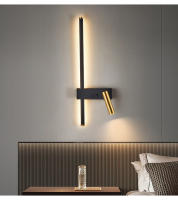 Lámpara De Pared Nórdica LED Para Iluminación Interior De Hogar TV Dormitorio Sala De Estar Pasillo Decoración Moderna Luz De Pared Sconces - details 13