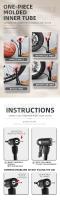 Pump De Bicicleta WEST BIKING MTB Manual 80 PSI Inflador De Neumáticos Para Bicicleta Con Válvula Schrader Accesorios De Ciclismo - details 8