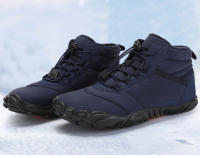Botas De Nieve Para Hombres Y Mujeres Zapatos De Invierno Botas De Tobillo Con Cierre Elástico Lining De Pelo Completo Resistente Al Agua Para Actividades Al Aire Libre - details 1