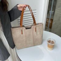 Nuevo Bolso de mano simple, Modern Y elegant, retro, de gran capacidad, para ir al trabajo, portátil, Bolso Grande - details 2