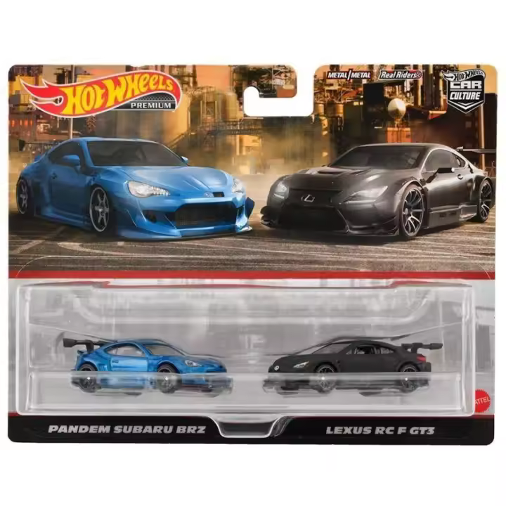 Hot Wheels Premium Pack 2 - Pack Duo Pandem Subaru BRZ + Lexus RC F GT3 - 1