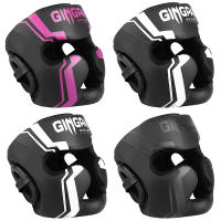 Casco de seguridad MMA para boxeo, protector de cabeza de entrenamiento para adultos y niños, Muay Thai, Kickboxing, cobertura completa, promoción - details 1