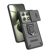 Funda De Teléfono Metálica Rotativa 360° Con Anillo Y Soporte Para Lente Protección De Pantalla Compatible Con Xiaomi 14T 13T pro Redmi Note 14C 14 12 13 13C pro - details 8