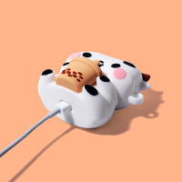 Funda De Silicona Suave 3D Dibujos Animados Queso Para Airpods 1 2 3 Cubierta De Carga Inalámbrica Para Airpods pro - details 1