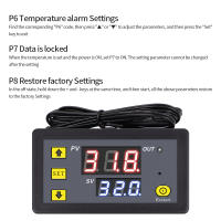 Controlador De Temperatura Digital Mini W1608 Termostato Regulador De Calor Y Frío Con Control Remoto Y Sensor Para El Hogar - details 11